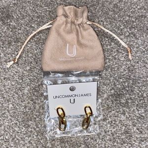 NWT Uncommon James Gold Chain Earrings